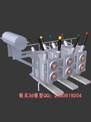 變壓器3dmax模型