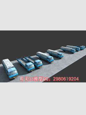 貨車3dmax模型